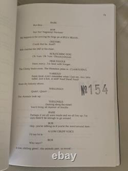 Original Screenplay Mickey Rooney's Draft 1998 Babe Pig in the City Provenance