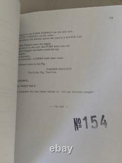 Original Screenplay Mickey Rooney's Draft 1998 Babe Pig in the City Provenance