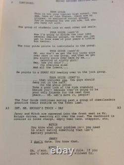 Original Script Not Another Teen Movie Chris Evans Ed Lauter Jaime Pressly