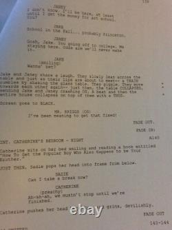 Original Script Not Another Teen Movie Chris Evans Jaime Pressly Ed Lauter