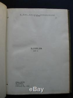 Original Scripts For Jerry Lewis First Two Feature Films Leather Bound