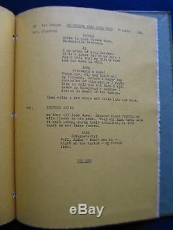 Original Scripts For Jerry Lewis First Two Feature Films Leather Bound