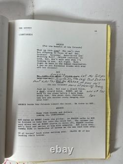 Original THE OUTFIT Movie Screenplay Manuscript Script by JPS BROWN Hand NOTE