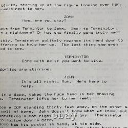 Original Terminator 2 Judgement Day Movie Script Revised Final Draft 4/29/91