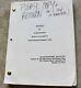 Original The Rock By Mark Rosner Movie Script Screenplay 2nd Draft Connery Cage