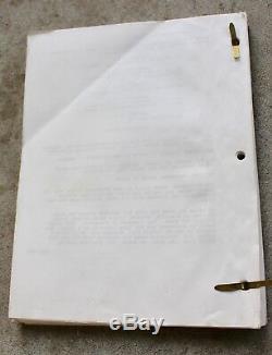 Original The Rock by Mark Rosner Movie Script Screenplay 2nd Draft Connery Cage