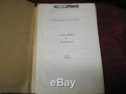 Original Unproduced Hernando Cortes Film Script 1954