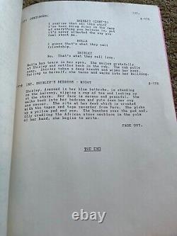 Out on a Limb MOVIE SCREENPLAY SCRIPT SHIRLEY MACLAINE PART II
