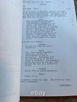 Out on a Limb MOVIE SCREENPLAY SCRIPT SHIRLEY MACLAINE PART II