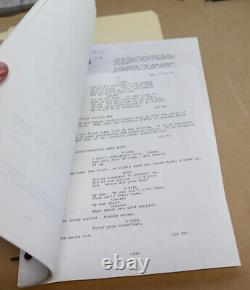 Outland Peter Hyams Original Handwritten Movie Script Revisions Io Sean Connery