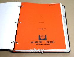 Outland Peter Hyams Original Movie Script 2nd Draft Io Sean Connery Universal