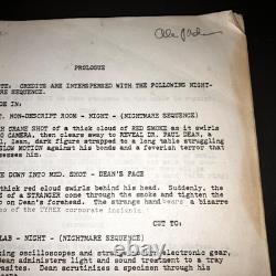 PARASITE 3D 1982 Original Movie Script Demi Moore Charles Band Adler Signed COA