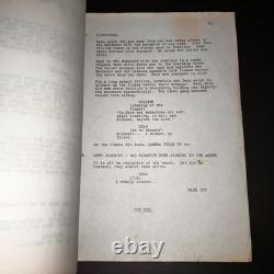 PARASITE 3D 1982 Original Movie Script Demi Moore Charles Band Adler Signed COA
