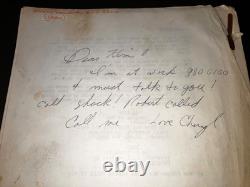 PARASITE 3D 1982 Original Movie Script Demi Moore Charles Band Adler Signed COA