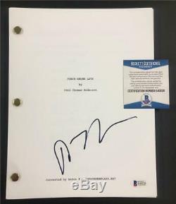 PAUL THOMAS ANDERSON Signed PUNCH-DRUNK LOVE full Movie Script Beckett BAS COA