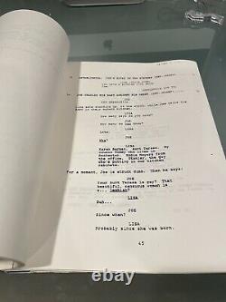 PHILADELPHIA Original 12/1/92 Movie Script Tom Hanks Denzel Washington Prop