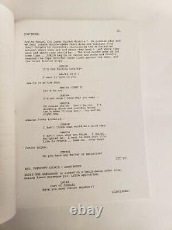 PIPE DREAM / Mark Leyner & John Cusack, 2002 Unproduced Movie Script Screenplay