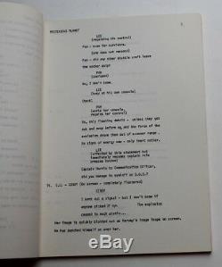 PLANET OF DINOSAURS / Ralph Lucas 1977 Movie Script Screenplay, Sci Fi Cult Film