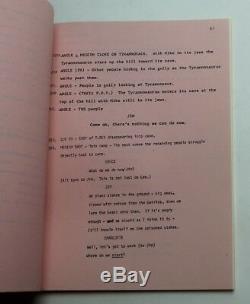 PLANET OF DINOSAURS / Ralph Lucas 1977 Movie Script Screenplay, Sci Fi Cult Film