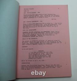 POLICE ACADEMY 3 / Gene Quintano 1985 Movie Script Screenplay, Bubba Smith
