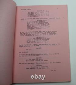 POLICE ACADEMY 3 / Gene Quintano 1985 Movie Script Screenplay, Bubba Smith