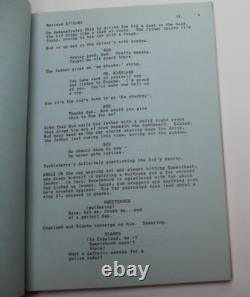 POLICE ACADEMY 3 / Gene Quintano 1985 Movie Script Screenplay, Bubba Smith
