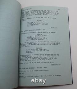 POLICE ACADEMY 3 / Gene Quintano 1985 Movie Script Screenplay, Bubba Smith