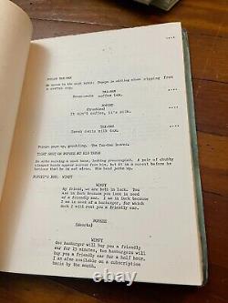 POPEYE Rare Original 1970's Vintage Movie Script Robert Altman