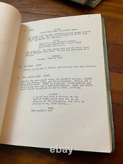 POPEYE Rare Original 1970's Vintage Movie Script Robert Altman