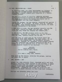 PREDATOR Screenplay 1987 Movie Script Arnold Schwarzenegger Hunter Final Draft