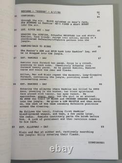 PREDATOR Screenplay 1987 Movie Script Arnold Schwarzenegger Hunter Final Draft