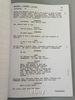 PREDATOR Screenplay 1987 Movie Script Arnold Schwarzenegger Hunter Final Draft