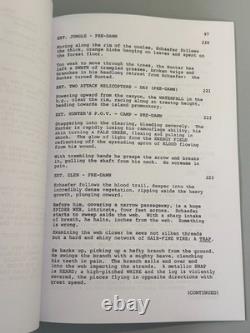 PREDATOR Screenplay 1987 Movie Script Arnold Schwarzenegger Hunter Final Draft