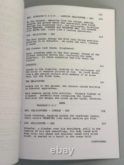PREDATOR Screenplay 1987 Movie Script Arnold Schwarzenegger Hunter Final Draft