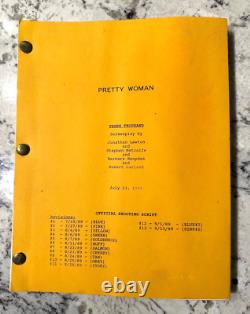 PRETTY WOMAN Three Thousand Vintage 1989 Movie Official Shooting Script No COA
