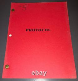 PROTOCOL 1984 Goldie Hawn Movie Script Buck Henry Final Draft Original COA