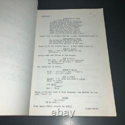 PROTOCOL 1984 Goldie Hawn Movie Script Buck Henry Final Draft Original COA
