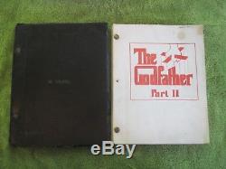 Pair Of Original Film Scripts For The Godfather & The Godfather Part II