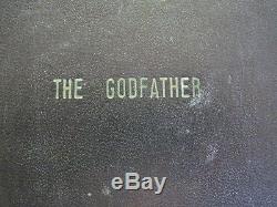 Pair Of Original Film Scripts For The Godfather & The Godfather Part II