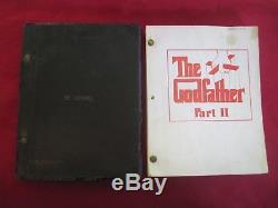 Pair Of Original Film Scripts For The Godfather & The Godfather Part II