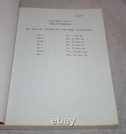 Pale River Original Movie Screenplay Rare Script Michael Butler Dennis Shryack