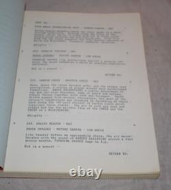 Pale River Original Movie Screenplay Rare Script Michael Butler Dennis Shryack