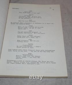 Pale River Original Movie Screenplay Rare Script Michael Butler Dennis Shryack