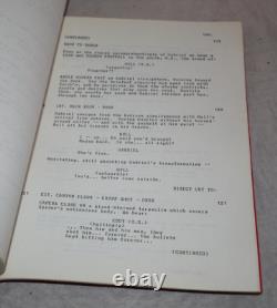 Pale River Original Movie Screenplay Rare Script Michael Butler Dennis Shryack