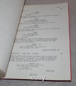 Pale River Original Movie Screenplay Rare Script Michael Butler Dennis Shryack