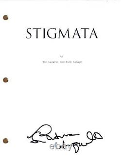 Patricia Arquette STIGMATA Signed Autograph Movie Script Screenplay Horror COA