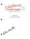 Patricia Arquette Signed A Nightmare On Elm Street 3 Movie Script Horror Coa