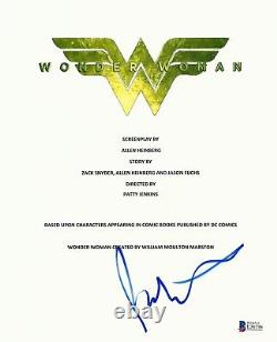 Patty Jenkins Signed Autographed Wonder Woman Full Movie Script Beckett Bas Coa