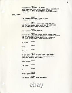 Paul Thomas Anderson (screenwriter, director) BOOGIE NIGHTS 1997 Film script