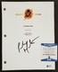 Paula Malcomson Katniss' Mother Signed Hunger Games Full Movie Script Bas Coa